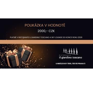 Poukázka v hodnotě 2000,-