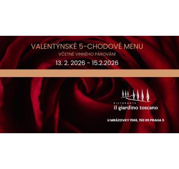 Valentýnské menu vč. vinného párování (1 osoba)